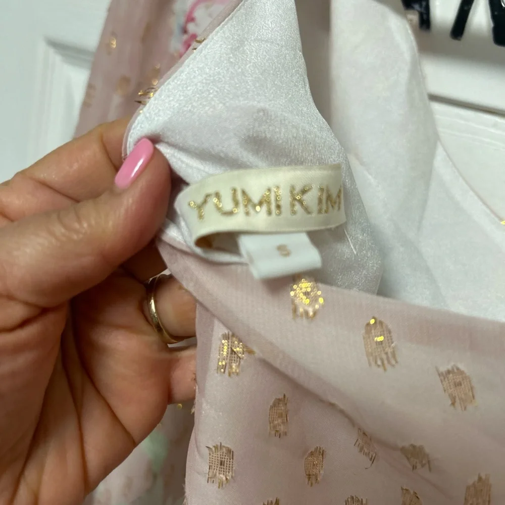 NWOT Yumi Kim Studio 54 Dress Wayfarer Pink Floral Dress Size Small - Picture 7 of 13